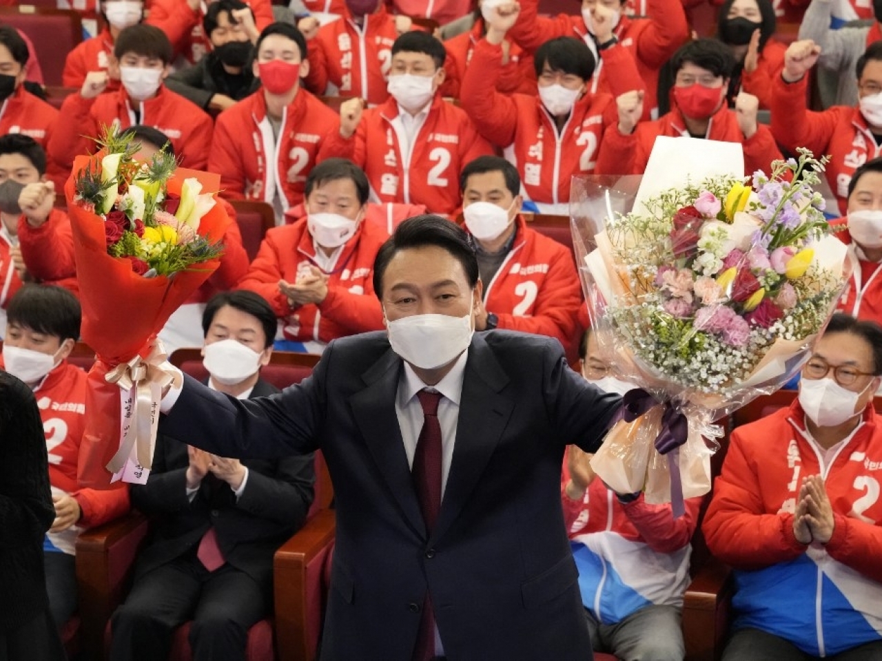 尹錫悅當選韓國總統 尹錫悅與美國總統拜登通電話